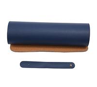 EBTOOLS Mat de Bureau en Cuir PU Multifonctionnel avec Design Double Face et Couleurs élégantes pour Ordinateur Portable et Pad (Bleu marine + liège)