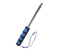 EBTOOLS Mât Télescopique en Acier Inoxydable, .2m / 47 "pour Les Enseignants, Guides et Affichages d'événements (Blue)