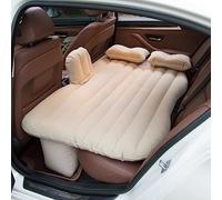 EBTOOLS Mattress de Voiture Gonflable Portable Affluer Le Lit de Voyage pour Camping SUV RV Truck - Compact et Beige Confortable (Beige)