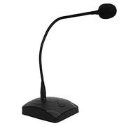 EBTOOLS Microphone filaire omnidirectionnel à 360 degrés - Réduction du bruit - Microphone col de cygne de bureau - Avec câble XLR de 5 m - Convient pour les réunions, la voix, les jeux, le karaoké