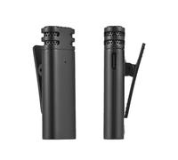 EBTOOLS Microphone Lavalier avec 2 Micros et Récepteur, Omnidirectionnel à 360 °, Réduction du Bruit, Compatible avec Les Dispositifs de Type C pour Le Streaming (2)