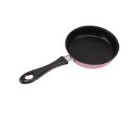 EBTOOLS mini poêle à œufs Mini Poêle À Frire En Acier Inoxydable Empêcher Le Bâton Induction Pot Rond Petit Déjeuner Petite