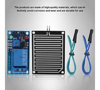 EBTOOLS Module de Capteur de Détection de Pluie 12V avec Système de Commande de Relais pour des Performances Fiables