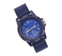 EBTOOLS Montre à Poignet Analogique électronique avec Sangle en Nylon pour l'usure Quotidienne et. (Blue)