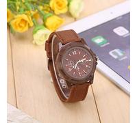 EBTOOLS Montre à Poignet Analogique électronique avec Sangle en Nylon pour l'usure Quotidienne et. (Brown)