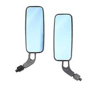 EBTOOLS Motorcycle en Alliage en Aluminium Ensemble de Rétroviseur de Recul de Conception Rétro 2pcs avec Adaptateurs pour une Installation Facile