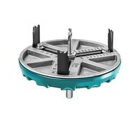 EBTOOLS Ouvre-trou de Travail du Bois Multifonctionnel de Diamètre, Outil de Coupe pour le Bois, le Plastique et la Planche de Gypse (avec une tête de coupe 6PCS)