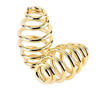 EBTOOLS Paire 3 "Springs en Baril en Acier pour Moto à Bobber à Hachoir - Personnalisable et Ressorts en 3 Couleurs (Gold)