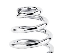 EBTOOLS Paire 3 "Springs en Baril en Acier pour Moto à Bobber à Hachoir - Personnalisable et Ressorts en 3 Couleurs (Silver)