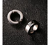 EBTOOLS Paire élégant en Acier Inoxydable Clips de Boucles d'oreilles Bijoux avec élégant (Couleur en acier brillant)