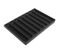 EBTOOLS Pan de Grillature de Saucisse en Aluminium épaissie de 8 Grides avec Couche Antiadhésive, Plateau à Hot-dog pour Cuisson Polyvalente