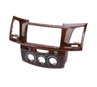 EBTOOLS Panneau de Lunette de Radio Centrale pour 2005-2011 | Scratch ABS Dashboard Trim | Finition en Acajou élégant (Couleur en acajou)