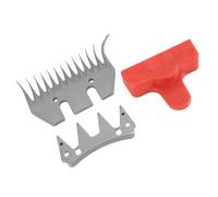 EBTOOLS Pares de Remplacement de Cisaillement de Mouton en Acier Inoxydable incurvé 13T et 4t Pares de Tondeuse en Laine Universelle pour Les Agneaux, Les Chèvres et Plus Encore