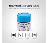 EBTOOLS Pâte de Composés Thermiques HY510 pour Le Couteau de Chaleur CPU et GPU, Plâtre en Silicone à Haute conductivité, Application Facile pour Les Refroidisseurs