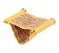 EBTOOLS Pet Guinée Lit de Hamac - Design Chaleureux et Confortable à 2 Couches pour Les Petits Animaux comme Le Hamster, Le Hérisson et Plus - Installation Facile &