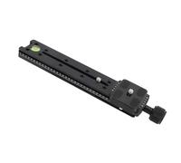 EBTOOLS Pince de Glissière Nodale en Rail en Aluminium avec Vis/Vis de 4 Pouces, Rejet Rapide et Bulle Intégrée pour Les Trépieds et Accessoires du Système ARCA