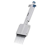 EBTOOLS Pipette Manuelle à 8 Canaux 50-300 μL avec Affichage Numérique pour un Transport Liquide Précis en Laboratoires et en éducation