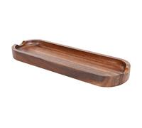 EBTOOLS Plateau de Rangement en Teck Spatule Porte-ustensiles de Cuisson de qualité Alimentaire pour l'organisation de Comptoir de Cuisine
