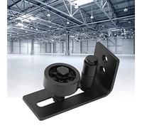 EBTOOLS Porte de Grange Coulissante en Acier avec 8 Méthodes d'installation pour le Montage du Fond Inférieur