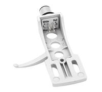 EBTOOLS Porte-Stylet en Alliage en Aluminium pour Phonographe avec 4 Fils de Connexion - DJ Cartouche Compatible avec Les Platines (White)