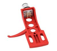 EBTOOLS Porte-Stylet en Alliage en Aluminium pour Phonographe avec 4 Fils de Connexion - DJ Cartouche Compatible avec Les Platines (Rouge)