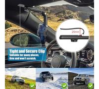 EBTOOLS Porte-Téléphone de Voiture Multifonctionnel avec Rotation de 540 °, Support de Téléphone Portable, Idéal pour la Maison, Le Bureau et l'utilisation des Véhicules (Style A)