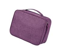 EBTOOLS Pouche Accessoires de Câble de Sac de Voyage électronique avec Espace séparé pour, Disque Dur, Banque d'alimentation, écouteurs (PURPLE)