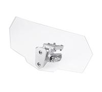 EBTOOLS pour Accessoire transalp 600 ABS Réglable de Pare-Brise de Pare-Brise Universel de Moto Clip Réglable sur Déflecteur de Vent Pare-Brise Ajustables Anti-Rayures de
