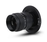 EBTOOLS pour Bague m4/3 Objectif 25mm F/1.4 + Adaptateur C-m4/3 + Bague Macro pour EPL5 EPM3 EPL7 Om-D