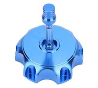 EBTOOLS pour bouchon reservoir moto Bouchon de Couvercle de Réservoir D'essence de Gaz en Aluminium de Commande Numérique Par Ordinateur pour 50cc-160cc Pit Dirt Motor Bike (Vert)(Bleu)