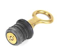 EBTOOLS pour brass bilge plug Bouchon de vidange pour bateau, bouchon de vidange serré en laiton en caoutchouc et caoutchouc Accessoires pour bateaux marins pour trous de 1-1/4po