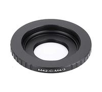 EBTOOLS pour c Mount to m43 Infini Foyer Ajustement de Précision Adaptateur de Caméra à Double Objectif Bague pour Adaptateur de Caméra sans Miroir Compatible avec L'objectif à vis M42 et L'objectif