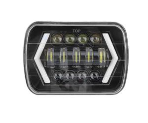 EBTOOLS pour Cherokee xj pour Cherokee xj Lampe Avant carrée en Aluminium de Phare de Voiture de 300W 7in LED pour Cherokee xj faros, faros LED pour