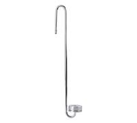 EBTOOLS pour co2 defuseser pour co2 Diffuser Stainless Diffuseur de dioxyde de Carbone, 2 Types en Acier Inoxydable Diffuseur de dioxyde de Carbone Atomiseur Fish Tank Supplies Aquarium Equipment(L (