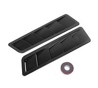 EBTOOLS pour déflecteur de capot Garniture de refroidissement de capot, garniture de ventilation en ABS de moteur de panneau de déflecteur d'admission d'air de capot de voiture(Fibre de carbone)