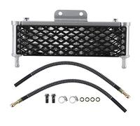 EBTOOLS pour Dirt Bike Oil Cooler Kit de radiateur de Refroidisseur d'huile, Accessoires de Refroidisseur de Moteur de Remplacement Automobile pour YX Pit Pro Trail Quad Dirt Bike