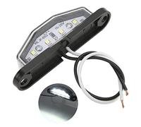 EBTOOLS pour feux de remorque led Feu de Plaque D'immatriculation à 4 LED 10-30V IP67 Lampe de Feu de Plaque D'immatriculation Arrière étanche pour Remorque RV Van Truck
