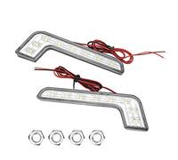 EBTOOLS pour Feux diurnes LED Voiture Feu diurne de Voiture, lumière de Jour Super-Lumineuse à 8 LED, imperméable Universelle DRL