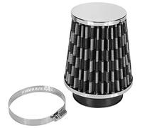 EBTOOLS pour filtre cone pour cone air filter Filtre à air, cône de maille à haute puissance d'admission de filtre à air froid pour automobile, grand débit 150 x 120mm / 5.9 '' x 4.7 ''(纹 黑)