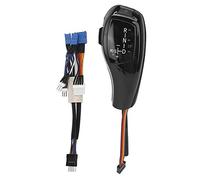 EBTOOLS pour gear shift lhd Le bouton de changement de vitesse automatique à levier de vitesse électrique LHD convient au carénage E46 E60 E61 pour le style F30(Noir brillant)