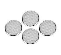 EBTOOLS pour grille haut parleur Housse de haut-parleur, grille de haut-parleur audio blanche de 1 pouce, haut-parleur de protection décoratif, grille de grille blanche