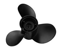 EBTOOLS pour helice 13-1/4x17 Moteur hors-bord à hélice, hélice de bateau en aluminium de 13 1/4x17 à 3 pales pour moteur 60-125PH,