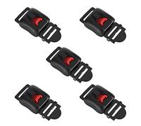 EBTOOLS pour Helmet Quick Clip pour Helmet Clip Sangle de Casque de Moto 5 pièces Casques de Moto universels Clip de Vitesse Jugulaire à dégagement Rapide Déconnecter la Boucle à dégagement Rapide Bo