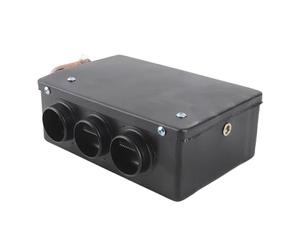 Ebtools pour inline utv heater 12V 50W chauffage de voiture 3 trous Portable dégivreur de voiture chauffage de voiture hiver chauffage rapide plus chaud givre enlèvement à faible bruit