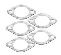 EBTOOLS pour joint echappement 53mm pour flat gasket 2.5 exhaust spring bolts Joint de tuyau d'échappement en métal, 2,5 "en alliage d'aluminium en-tête d'échappement collecteur de tuyau inférieur co