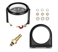 EBTOOLS pour manometre temperature eau 106 pour temperature gauge for car Jauge de température de l'eau, outil universel d'instrument de jauge de température de l'eau numérique LED de camion de voitu