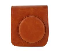 EBTOOLS pour Mini 90 Case Étui pour Appareil Photo, Housse en Cuir de en Cuir PU avec bandoulière Housse Sac de Caméra en Vintage PU pour Fuji-Film Mini 90(Marron)