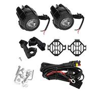 EBTOOLS pour motorcycle driving lights led pour feux antibrouillard led moto Phares antibrouillard de la moto LED, lampe de conduite auxiliaire des antibrouillards en alliage d'aluminium de 40W LED p