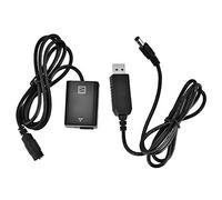 EBTOOLS pour np-fw50 NP-FW50 Batterie Dummy Coupleur Adaptateur de Batterie Factice USB en Plastique NP-FW50 avec Décodage Complet pour A6300 A5000 NEX-5N