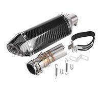 EBTOOLS pour can am outlander 650 pour ninja 250 slip on exhaust Système d'échappement de moto, système d'échappement à tuyau intermédiaire + silencieux en fibre de carbone avec DB Killer 400 Z400 20